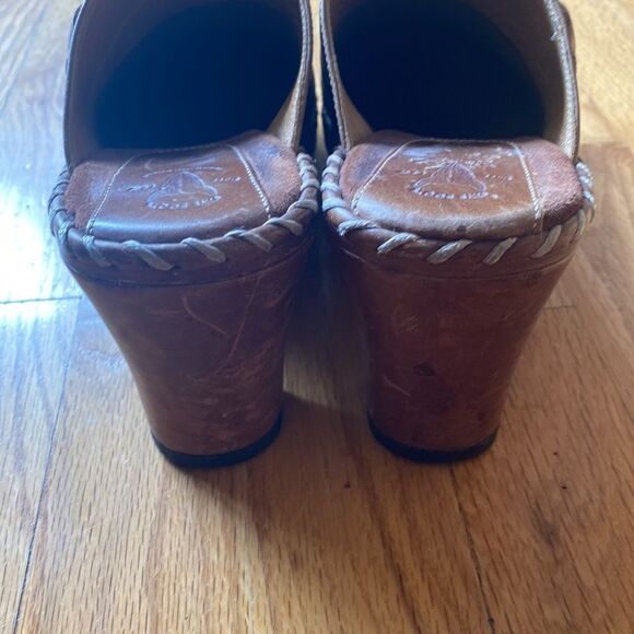 Frye Brown Leather Mules - Picture 5 of 6